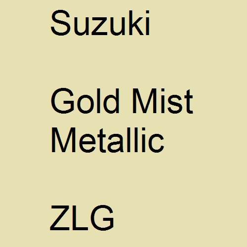 Suzuki, Gold Mist Metallic, ZLG.